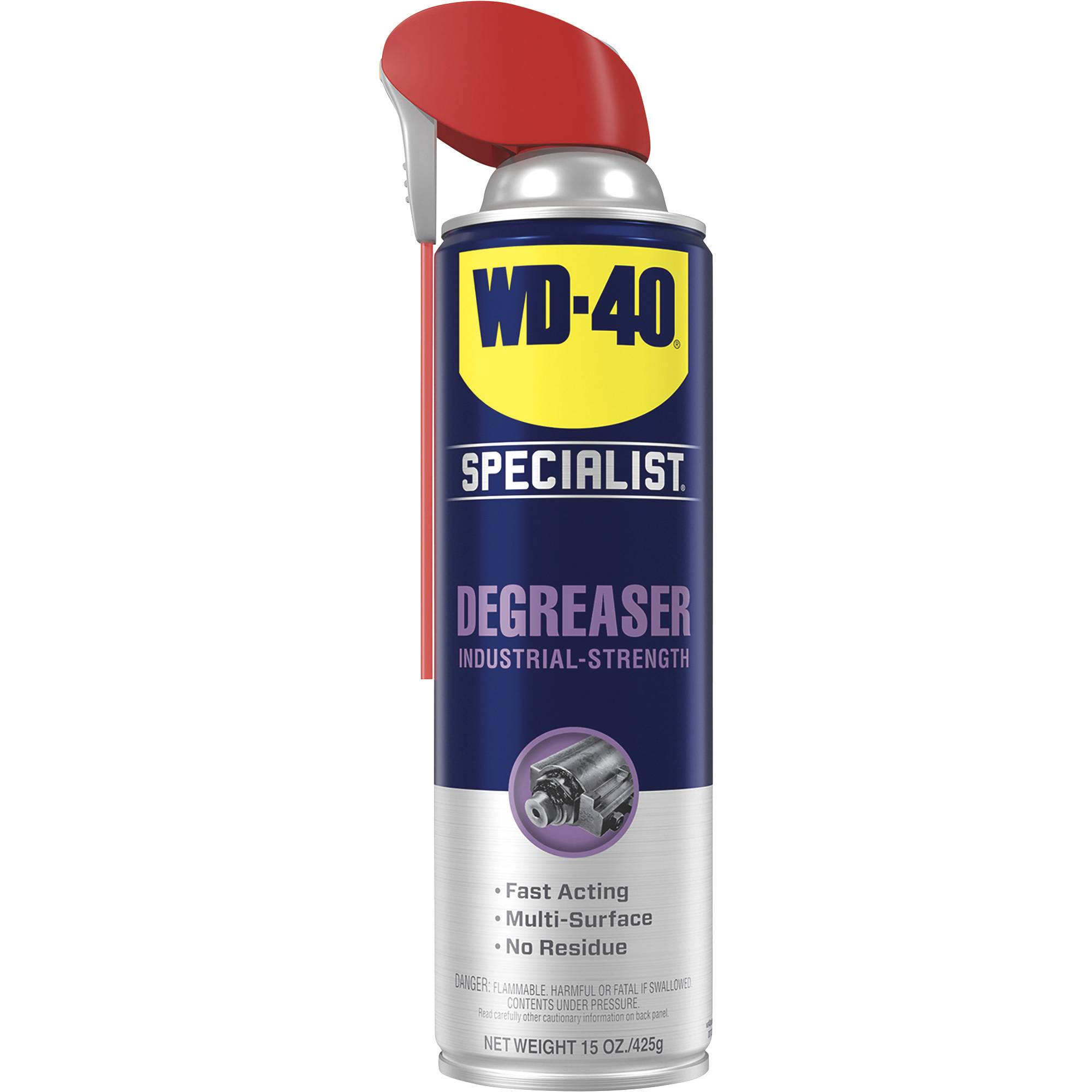 WD-40 Specialist Industrial-Strength Degreaser Fast Acting Formula, 15-Oz. Can